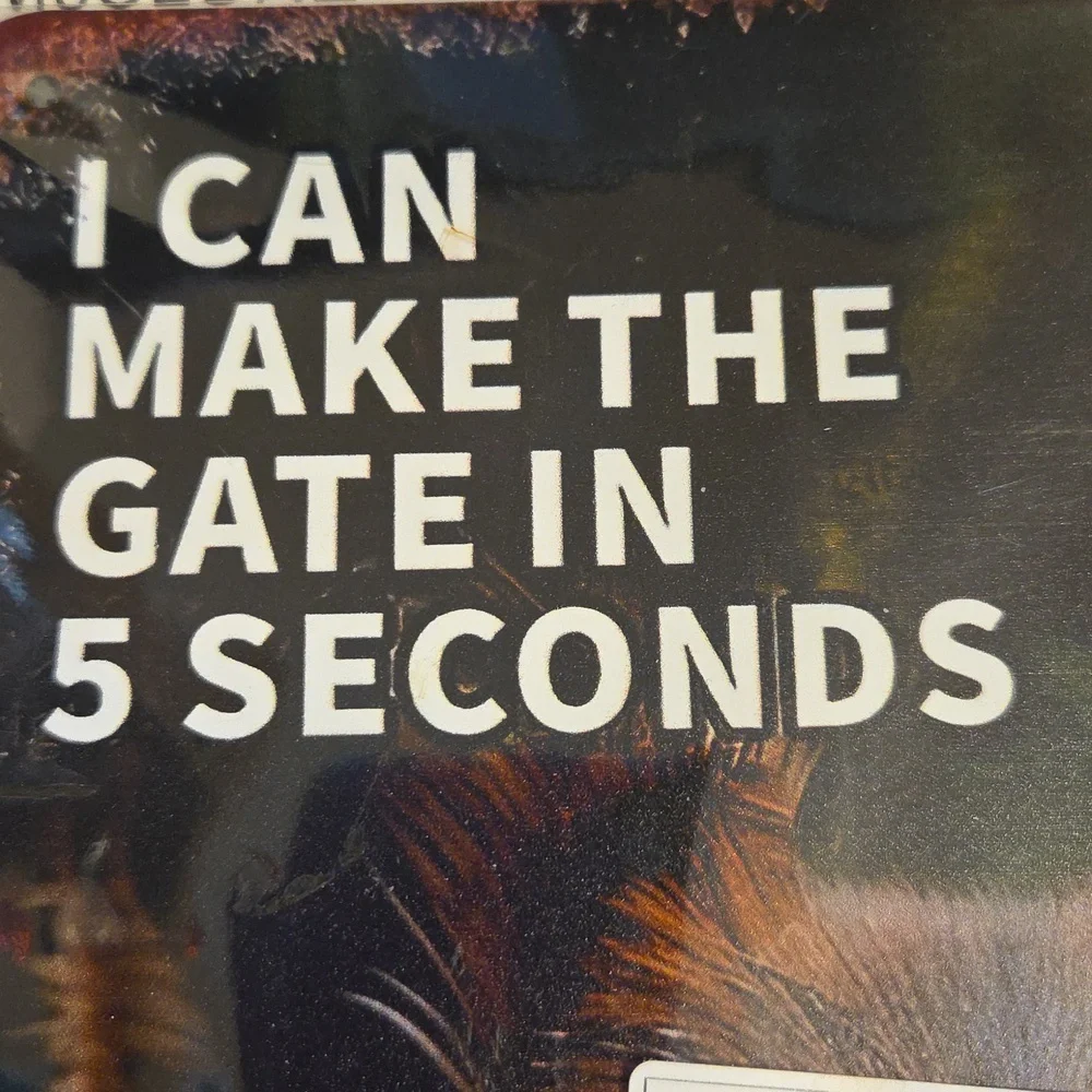 Samson's I can make the Gate Sign